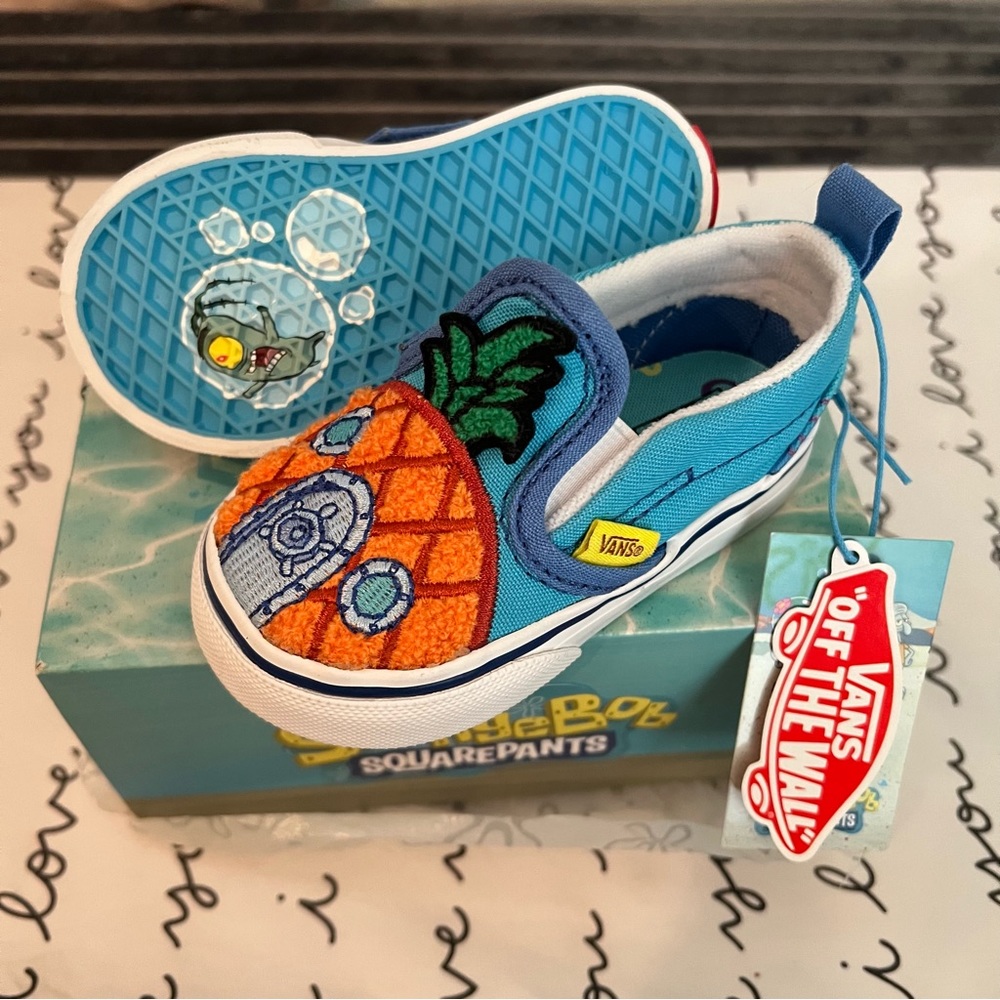 SpongeBob Vans size 4 Toddler